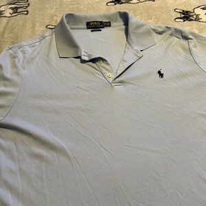 Polo Ralph Lauren Men's Short Sleeve Knit Polo Sky Blue NWT Size XL